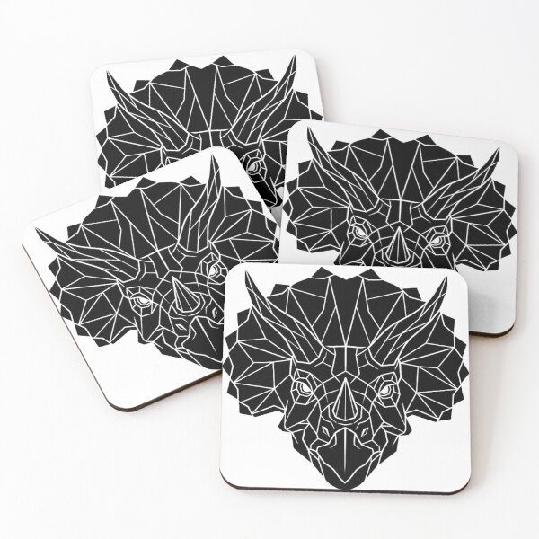 Item preview, Geometric Triceratops Line Art Graphic Illustration designed and sold by Alojaen5.