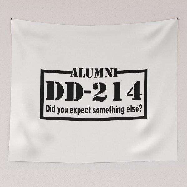 Item preview, DD 214; Alumni; designed and sold by StickerApe.