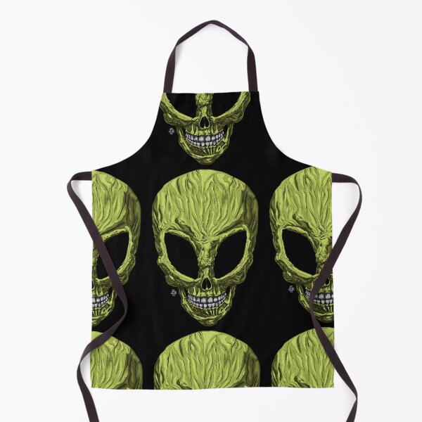 Item preview, Alien skull, Green designed and sold by 4gottenlore.