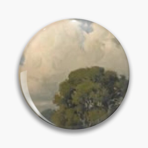 Item preview, Majestic Oak Tree Landscape Oil Painting Hillside Scenery Fine Art designed and sold by Wildverdant.