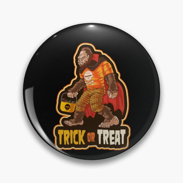 Item preview, Sasquatch, bigfoot, trick or treat, designed and sold by 4gottenlore.