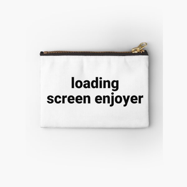 Item preview, Loading Screen Enjoyer – Funny Gamer Saying designed and sold by Text-based T-Shirts and Gifts.