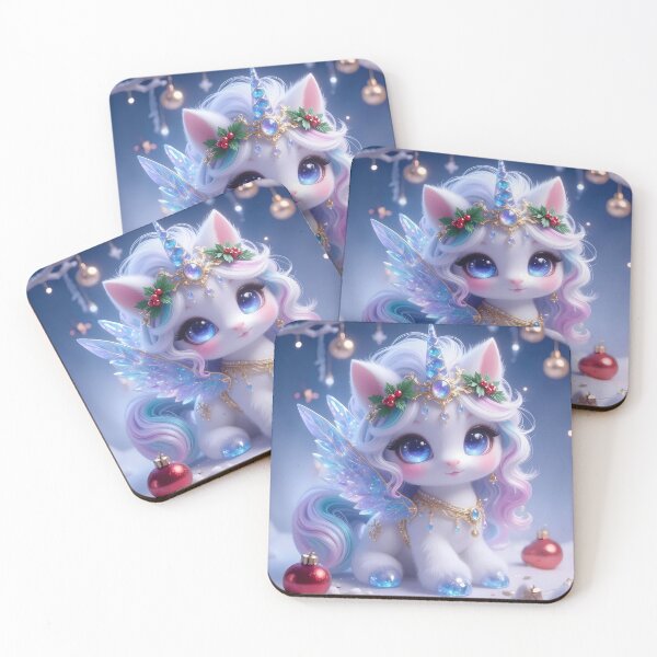 Item preview, Cute Christmas Pegasus Soft Winter Panoramic Art designed and sold by kawaiiaianimals.