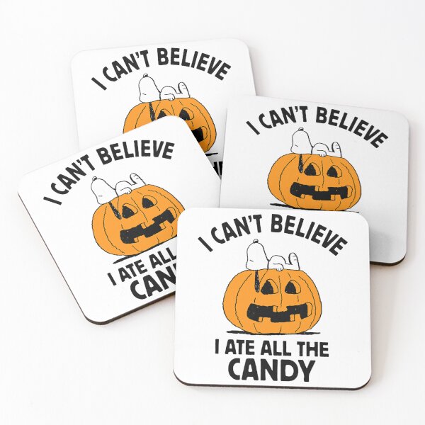 Item preview, Snoopy Halloween Pumpkin I Ate All The Candy designed and sold by gaygamonzo.