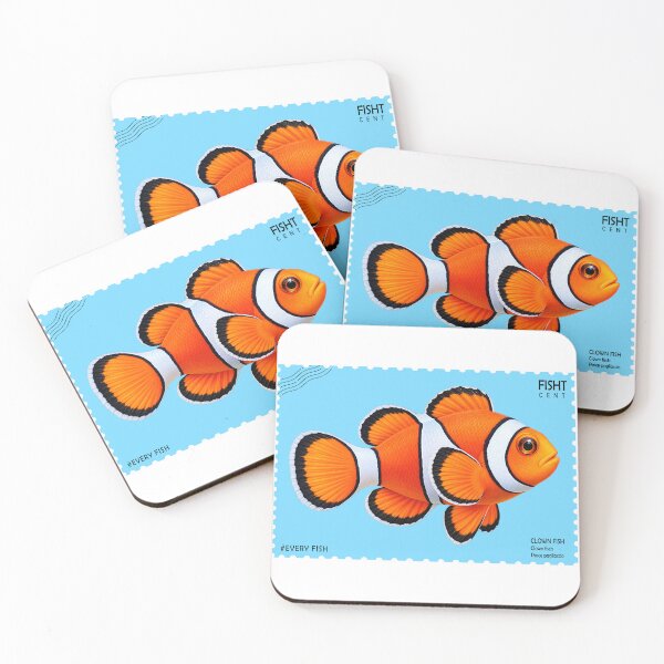 Item preview, CLOWN FISH - STAMP designed and sold by Looplk.