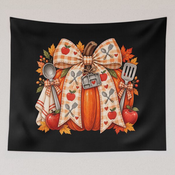 Item preview, Fall Lunch Lady Pumpkin Cafeteria Worker Thanksgiving Autumn designed and sold by Taniyah Gomes.