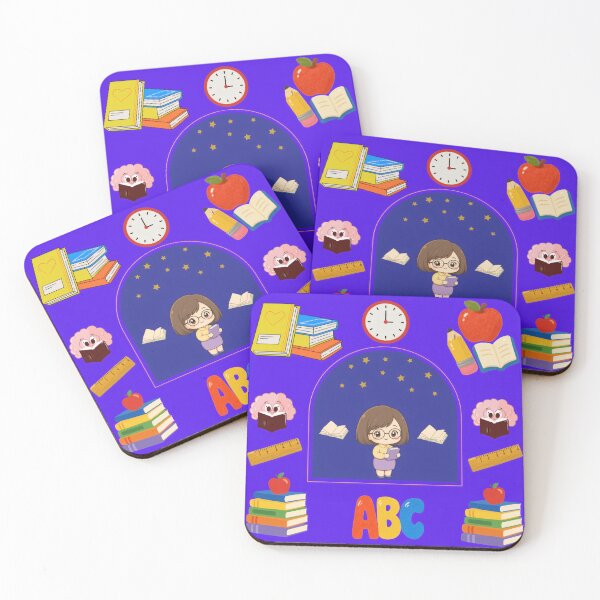 Item preview, Cute Teacher Book Lover Chibi Kawaii Classroom Study Aesthetic designed and sold by Azurart2.
