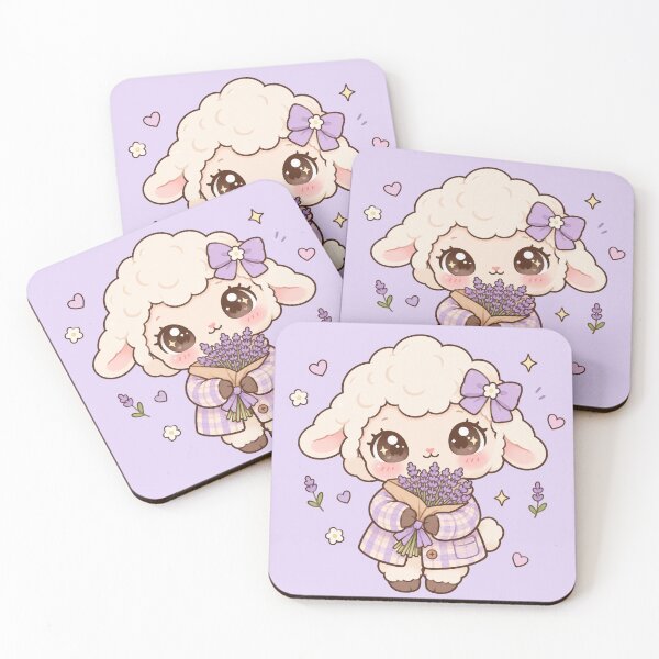 Item preview, Kawaii Lilac Sheep designed and sold by EsenciaZen.