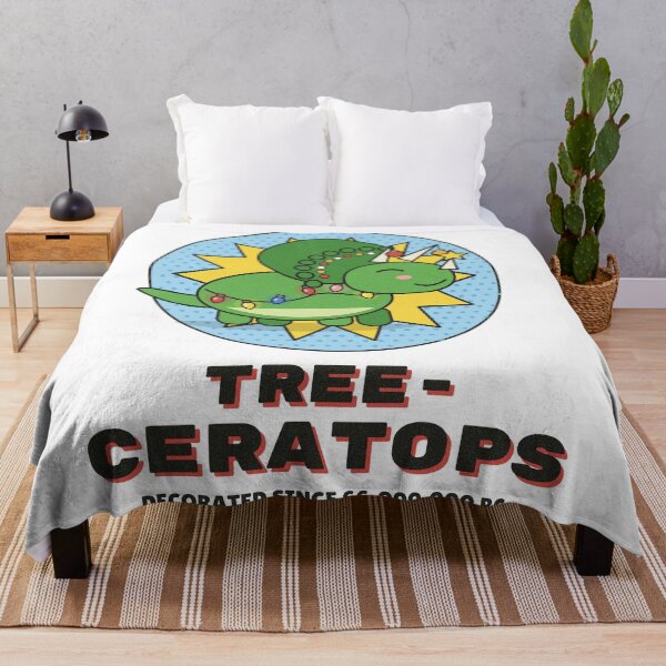 Item preview, Tree-ceratops Dinosaur Christmas Tree Pun designed and sold by somebasic.