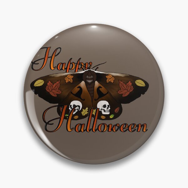 Item preview, Happy Halloween Moth designed and sold by Eclectic Gold.