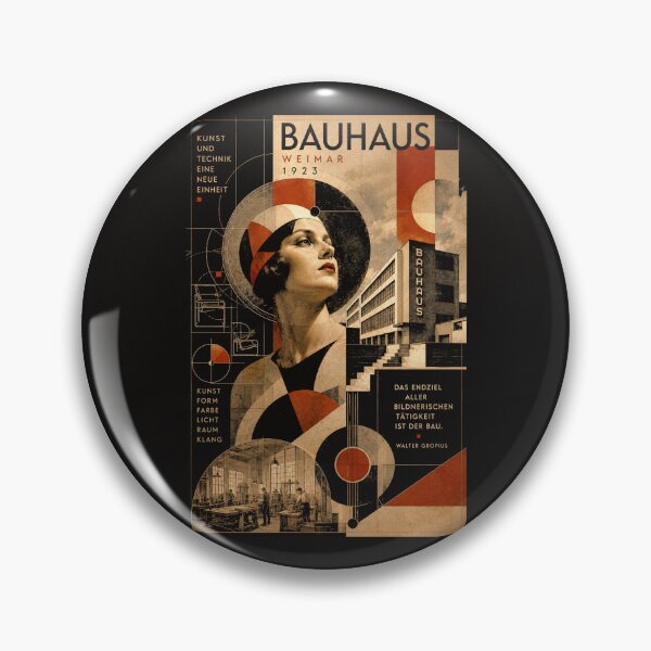 Artikelvorschau, Bauhaus Weimar 1923 – Kunst, Form und das neue Maschinenzeitalter entworfen und verkauft von Sanctum Icons.