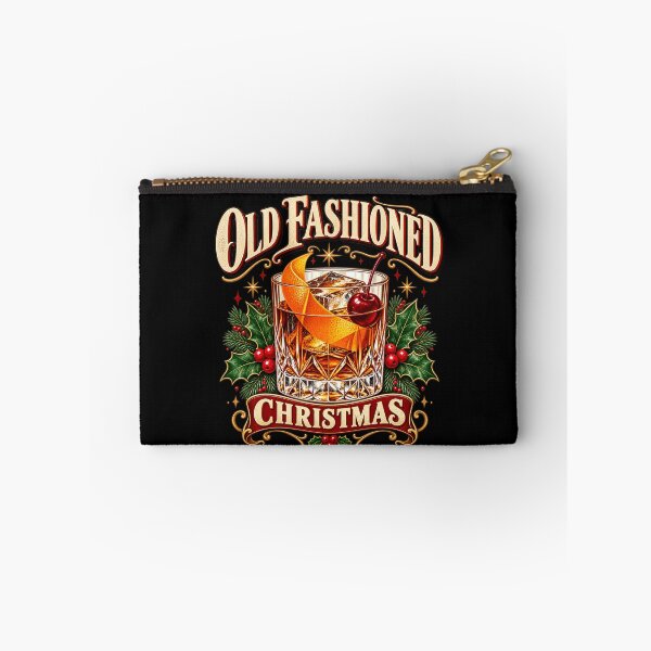 Item preview, Old Fashioned Christmas Bourbon Whiskey Cocktail Vintage Holiday designed and sold by MaskedTarget.