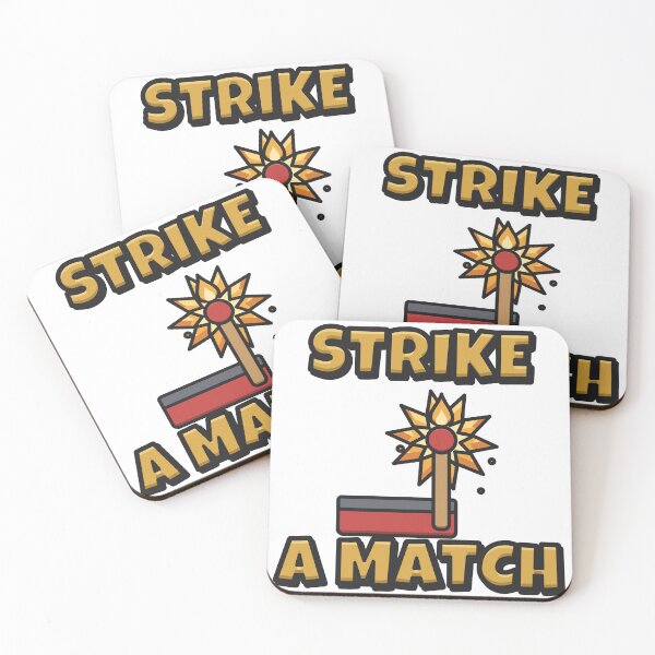 Item preview, Strike a Match Burning Matchstick designed and sold by MHVectorArt.