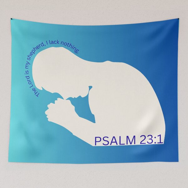 Item preview, The Lord is my Shepherd Psalm 23:1  designed and sold by Boy and Belugee Studio.