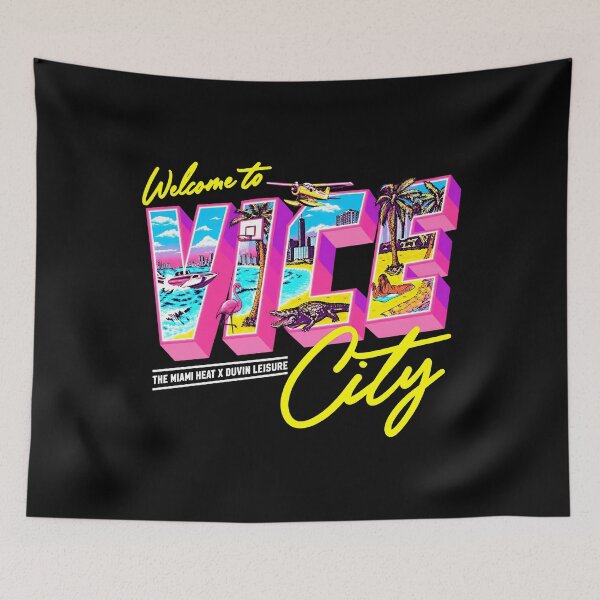 Item preview, Retro Miami Beach Basketball Neon Art designed and sold by chiarodilunae.