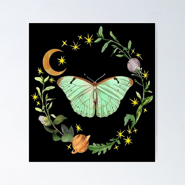 Item preview, Celestial Butterfly Wreath designed and sold by HeleneKarlsen.