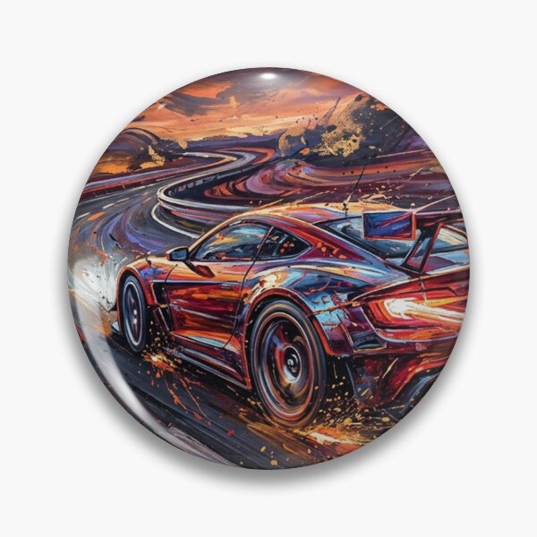 Item preview, Nighttime Race Car Expressionist Speed designed and sold by JonelleTshirts.