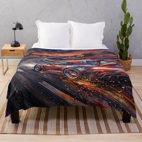 Item preview, Nighttime Race Car Expressionist Speed designed and sold by JonelleTshirts.