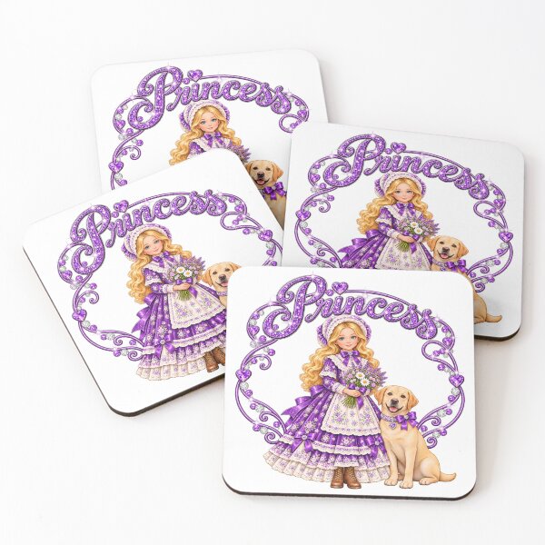 Item preview, Pioneer Princess with Labrador in Amethyst designed and sold by meganlaub1.