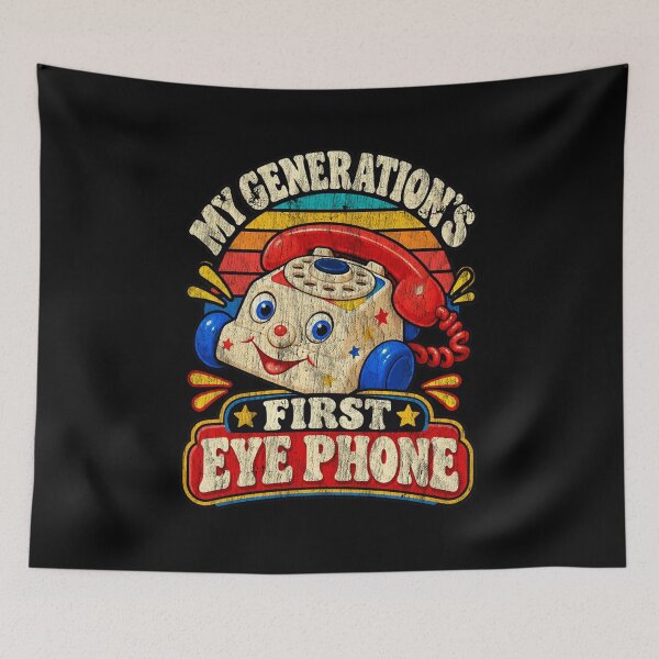 Item preview, My Generation's First Eye Phone Funny Quotes designed and sold by saralovesart.