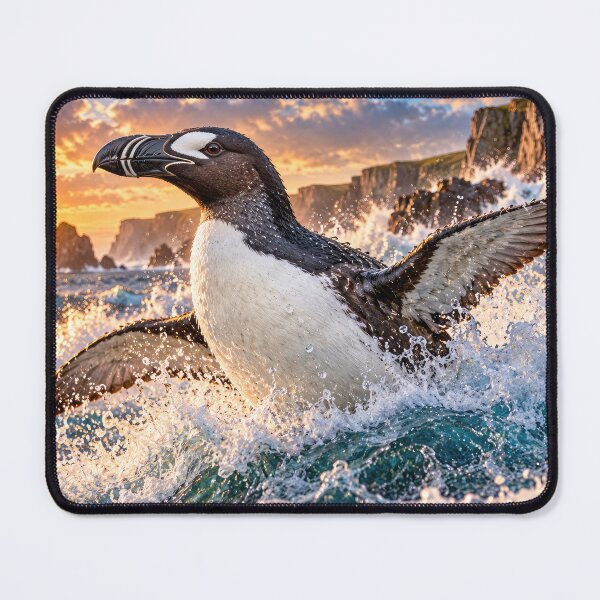 Item preview, Splashing Great Auk designed and sold by Elisabeth Lucas.