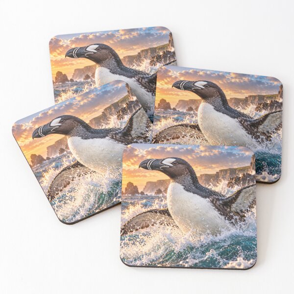 Item preview, Splashing Great Auk designed and sold by Elisabeth Lucas.