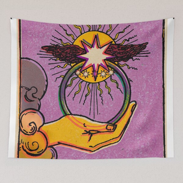 Item preview, Lenormand Ring Card XXV Retro Fortune Card in Lavender designed and sold by Fani*.