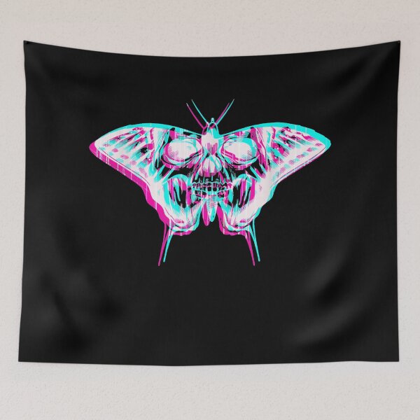 Item preview, Glitch Skull Butterfly designed and sold by HeleneKarlsen.