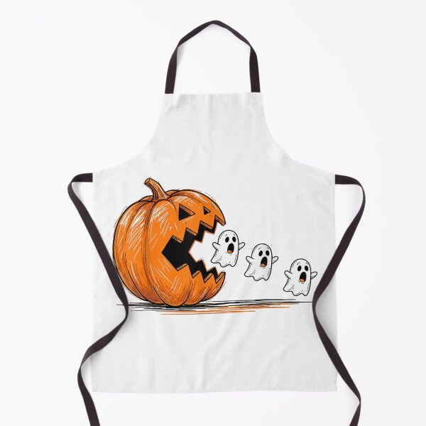 Item preview, Funny Halloween Pumpkin Eating Ghost Gamer Men Boys Kids designed and sold by Denenberg Jardel.