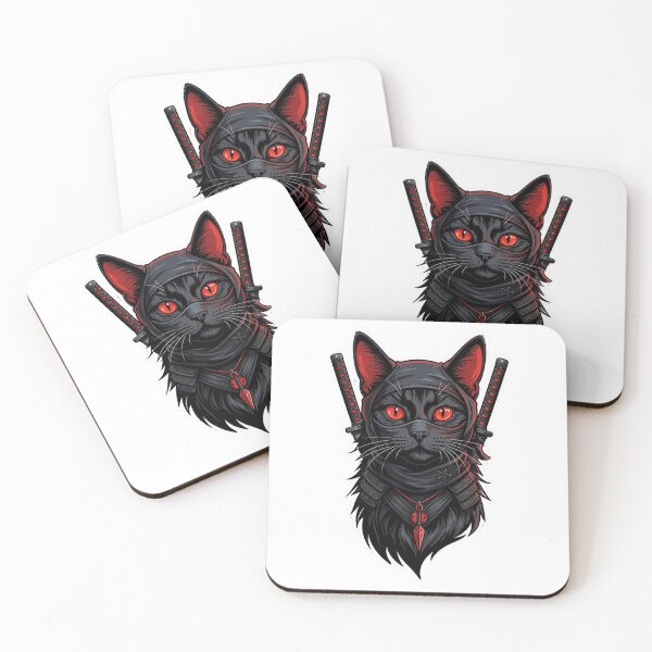 Item preview, Black Ninja Cat designed and sold by Poseinix.