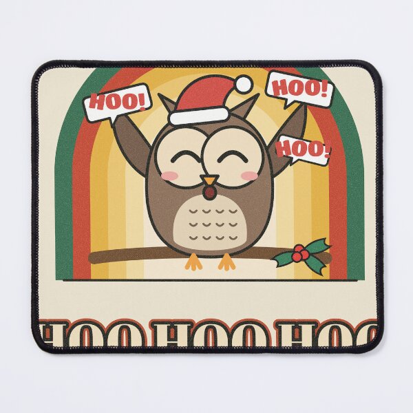 Item preview, Hoo Hoo Hoo Christmas Owl Santa Hat designed and sold by somebasic.