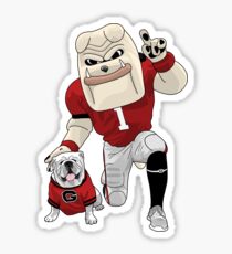 UGA & Hairy Dawg Sticker