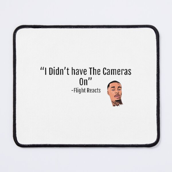 Item preview, I Didn'T Have The Cameras On L Flight Reacts Sticker designed and sold by israelvelasquez.