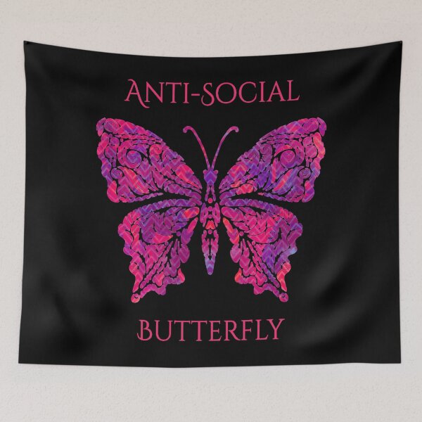 Item preview, Anti-Social Butterfly designed and sold by HeleneKarlsen.
