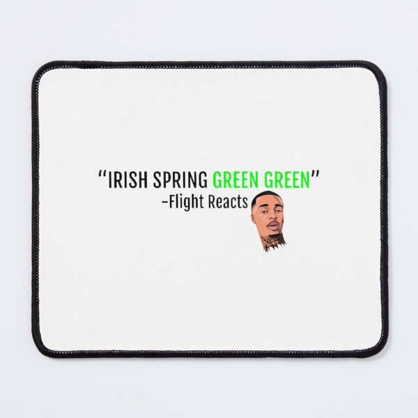 Item preview, Irish Spring Green Green L Flight Reacts Sticker designed and sold by israelvelasquez.