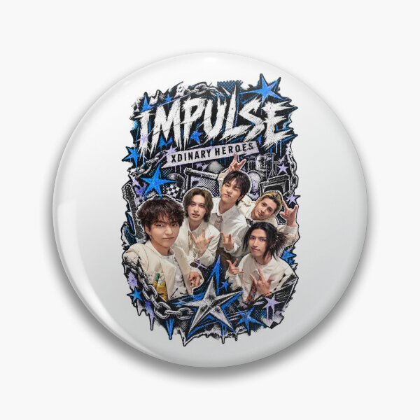 Item preview, Xdinary Heroes Group Impulse Era Electric Blue Star designed and sold by Valeree Store.