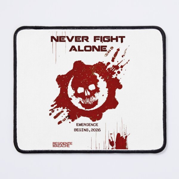 Item preview, Gears of War Never Fight Alone Skull Emblem designed and sold by Lucinda--Power.