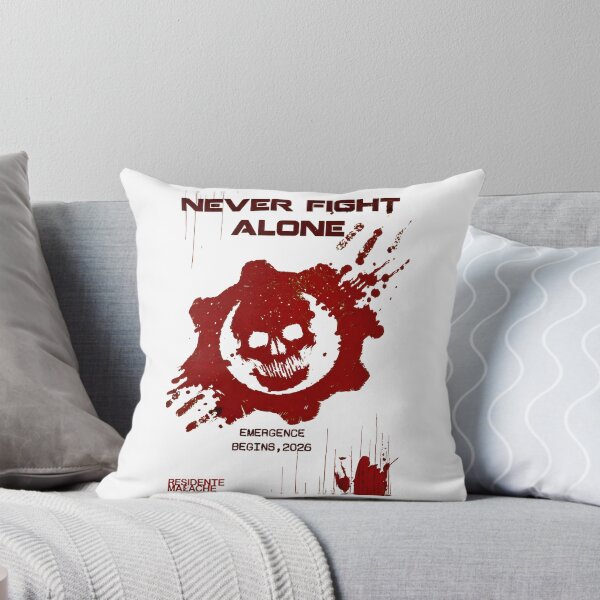 Item preview, Gears of War Never Fight Alone Skull Emblem designed and sold by Lucinda--Power.