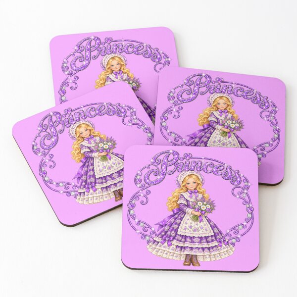 Item preview, Pioneer Princess with Flowers in Dark Amythest designed and sold by meganlaub1.