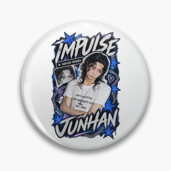 Item preview, Xdinary Heroes Junhan Impulse Era Electric Blue Star designed and sold by Valeree Store.
