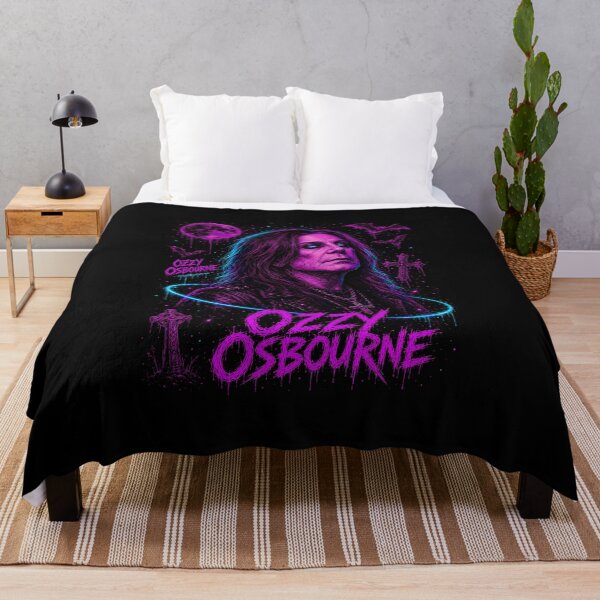 Item preview, Ozzy Osbourne Moon and Bats Neon Portrait designed and sold by JMS-Artvintage.
