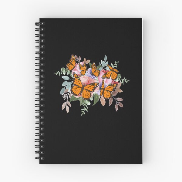 Item preview, Watercolor Monarch Butterflies And Floral Bouquet designed and sold by HeleneKarlsen.