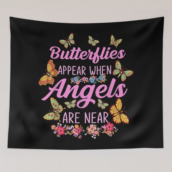 Item preview, Butterflies Appear When Angels Are Near designed and sold by HeleneKarlsen.