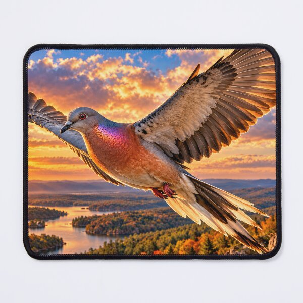 Item preview, Passenger Pigeon in Flight designed and sold by Elisabeth Lucas.