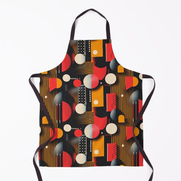 Item preview, Bauhaus Geometric Abstract Shapes Retro Pattern designed and sold by NTGUILTY.