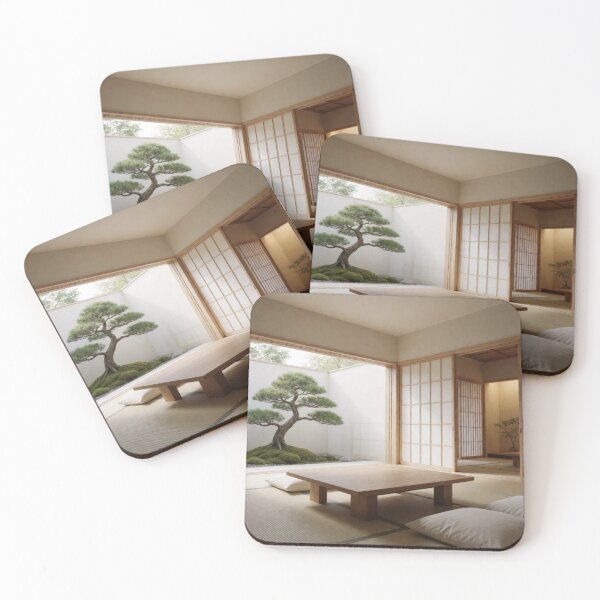 Item preview, Quiet Reflections - Japanese Zen Living Space Artwork designed and sold by nhk999.