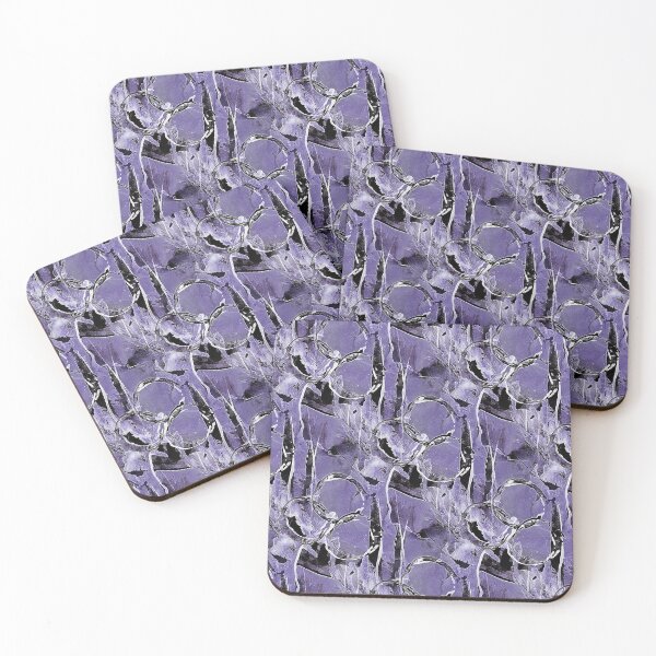 Item preview, Grunge Painterly Abstract on Purple designed and sold by Artistestella.