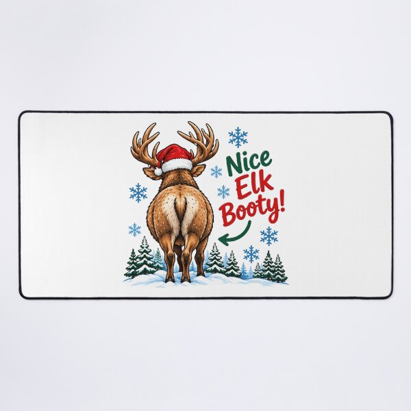 Item preview, Christmas Elk - Merry Christmas Wildlife Lover designed and sold by clarkfraser.