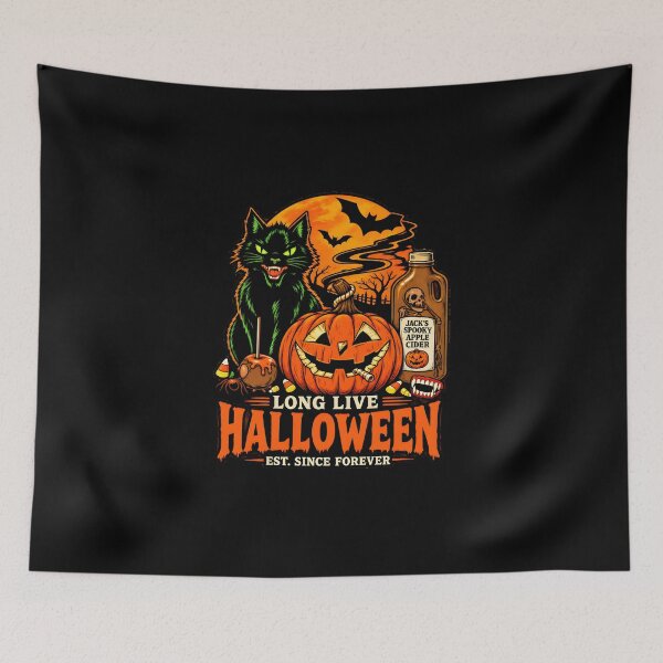 Item preview, Long Live Halloween Vintage Black Cat Cider designed and sold by GiaoCalonas.