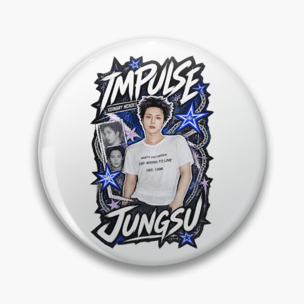 Item preview,  Xdinary Heroes Jungsu Impulse Era Electric Blue Star designed and sold by Valeree Store.